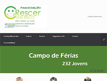 Tablet Screenshot of crescersemrisco.com